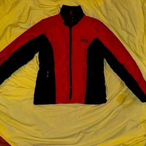 Women’s Harley Davison winter jacket. Size extra small/red & black in color,